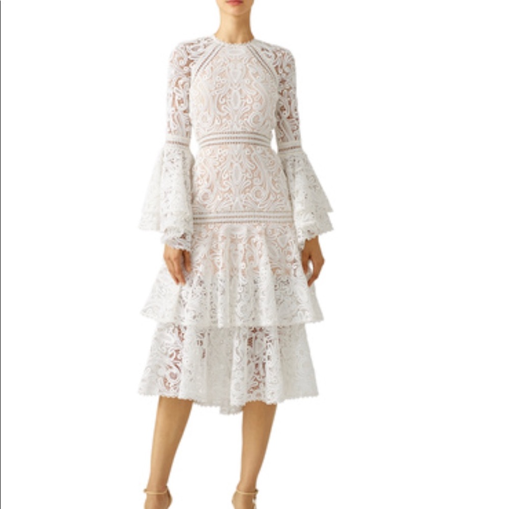 Luxe royalty lace dress